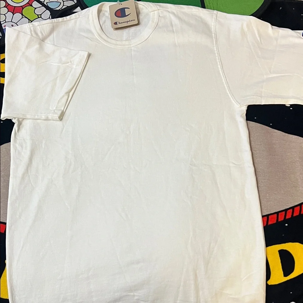 Champion Men's Classic White Tee - Picture 1 of 8